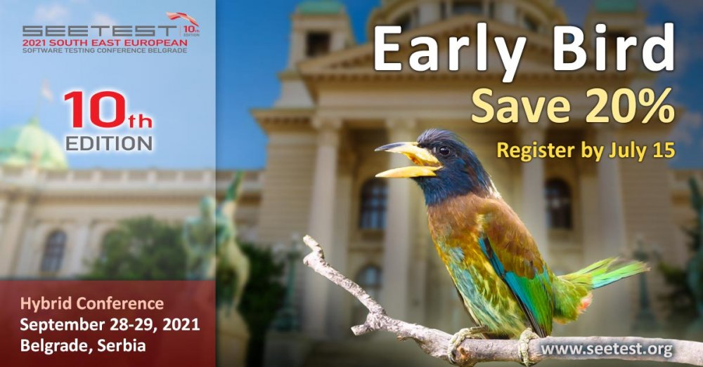 Early Bird campaign for SEETEST 2021