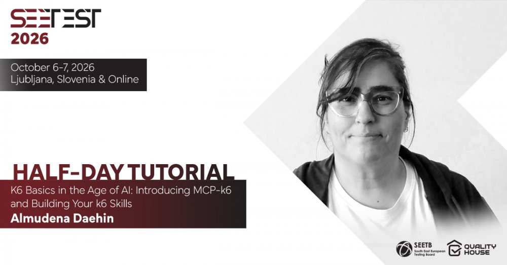 New Tutorial Speaker Announced: Almudena Daehin on k6 and AI-Assisted Performance Testing