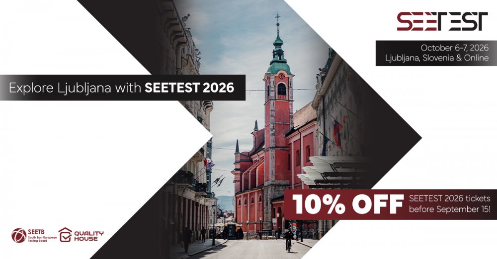 Visit Ljubljana with SEETEST 2026 - 10% Off Hybrid and Virtual Tickets