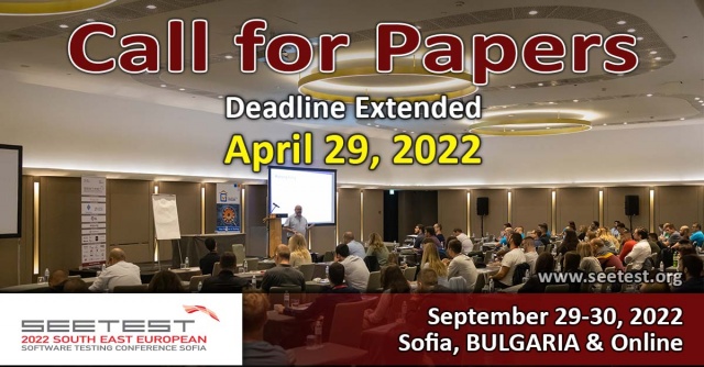Call for Papers deadline is extended till April 29!