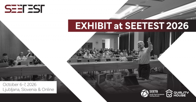 Exhibit at SEETEST 2026 - Put Your Brand in Front of the Software Testing World!